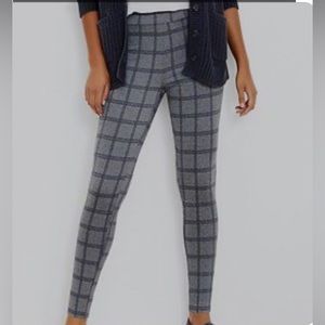 Ann Taylor LOFT Plaid Ponte Leggings. New with tags.